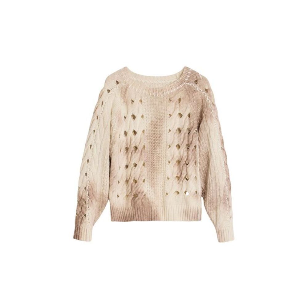 Desigual Beige Marabou Women's Sweatshirt